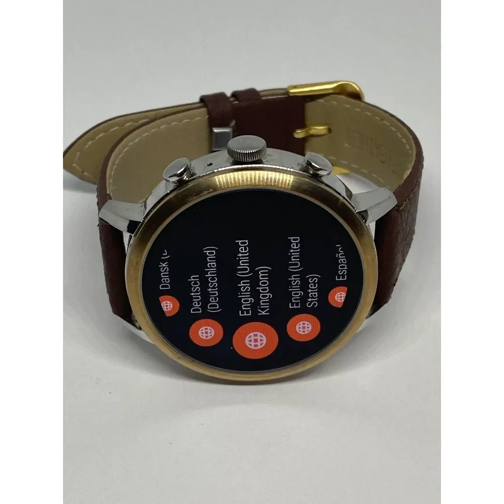 Fossil Gen 4 Authentic Digital Dial Smart Watch Custom Band FTW6016 AB505